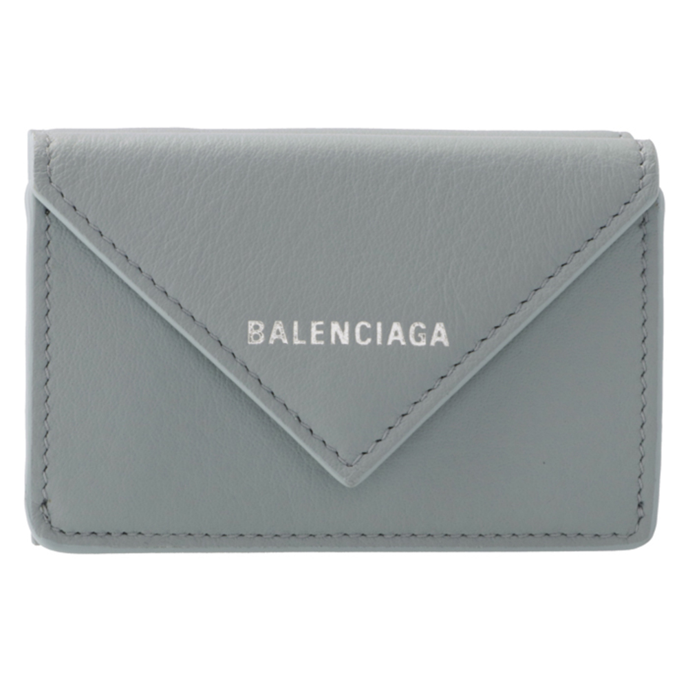 Balenciaga PAPIER Mini Wallet Paper Trifold Wallet